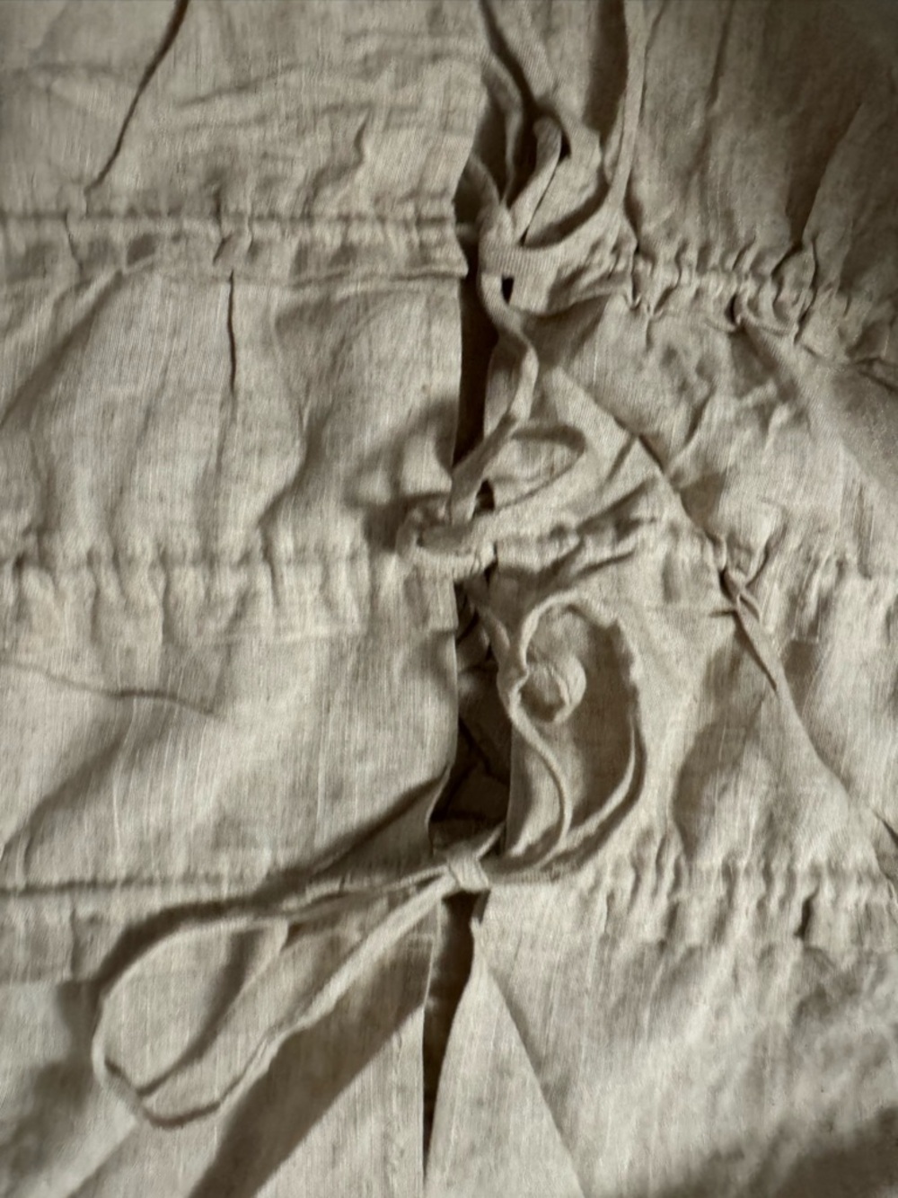 DRAWSTRING-DETAIL STRAPPY TOP - Picture 3 of 5